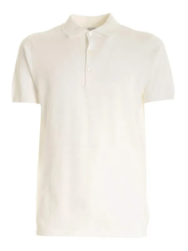 Aspesi Polo - Blanc - Blanc - Homme | M040337101072 | thebs.com