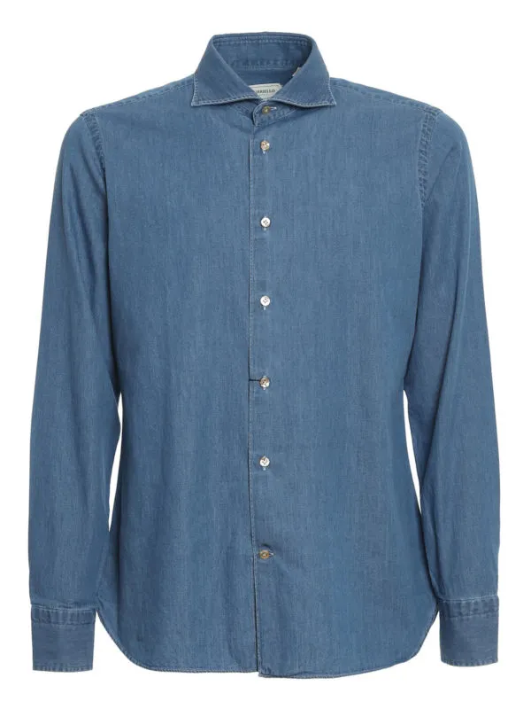 Borriello Napoli Chemise - Clair Délavé - Clair Délavé | 90952