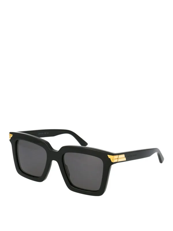 Bottega Veneta Lunettes De Soleil - Noir - Noir | BV1005S001