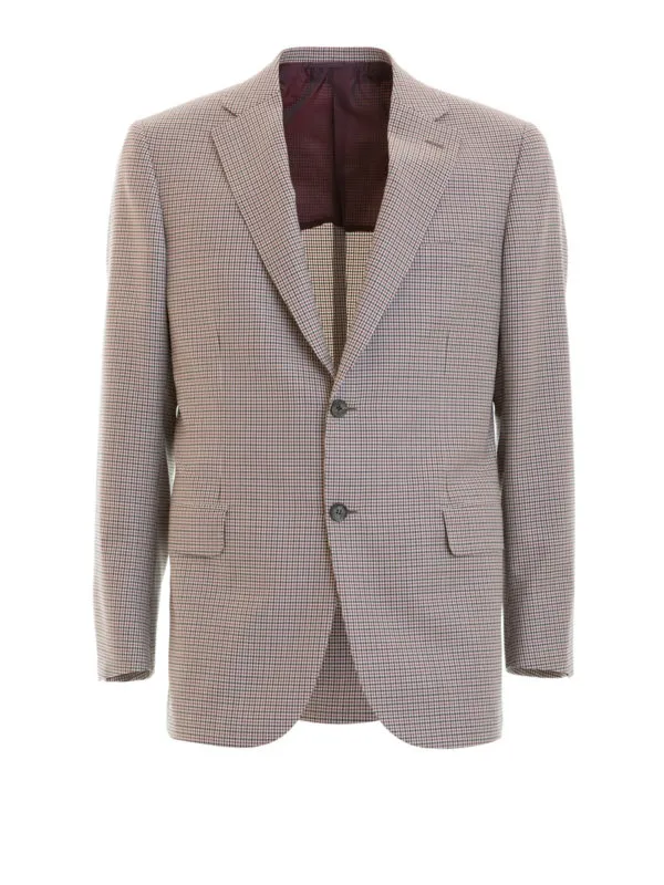 Brioni Blazer - Brunico - Bordeaux - Homme | RG000LP7A7I