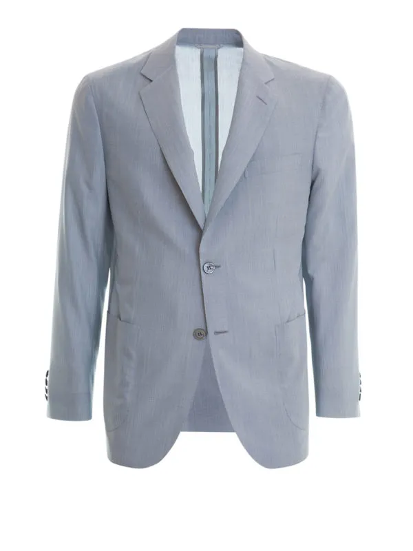 Brioni Blazer Bleu Clair - Bleu Clair - Homme | RGL50LP6A4Q0000