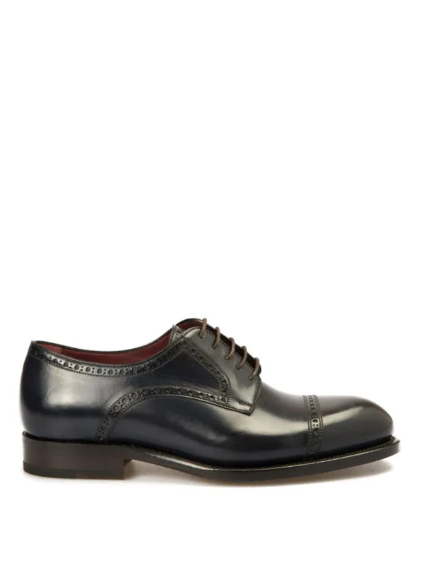 Brioni Chaussures à lacets Milano - Bleu Foncé | QEE50SO57754000
