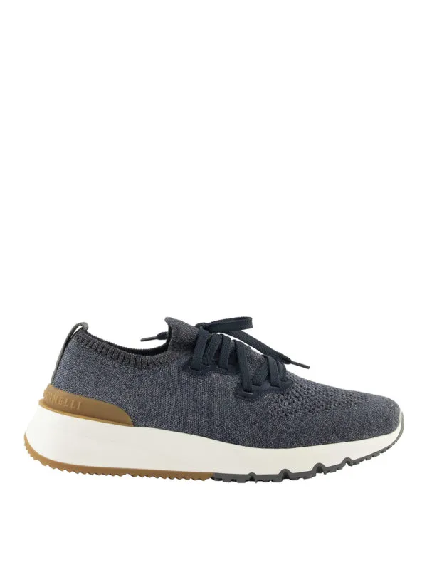 Brunello Cucinelli Baskets - Bleu - Bleu - Homme | MZUKISO250CO250
