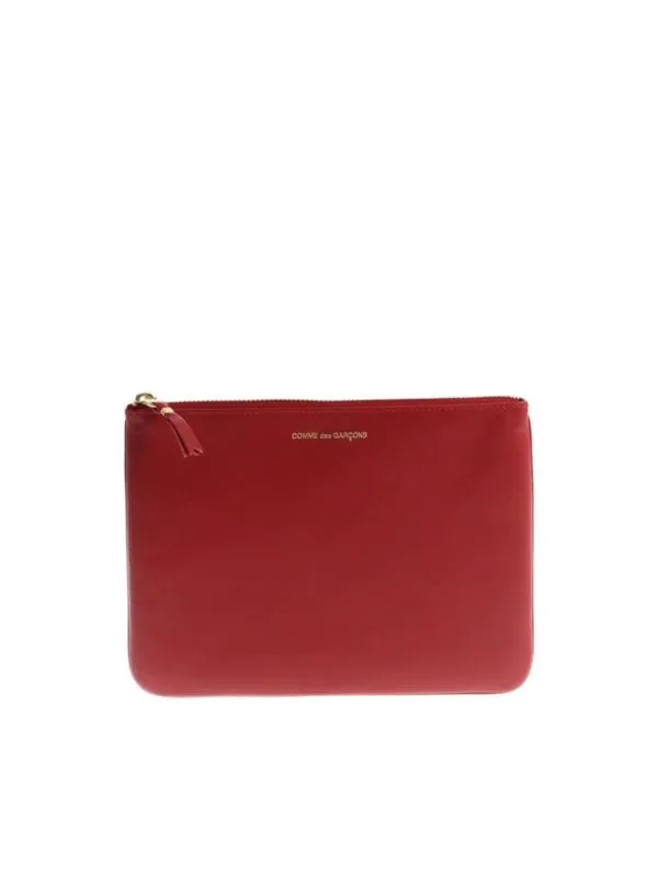 Comme Des Garçons Wallet Pochette - Rouge - Rouge | SA5100RED