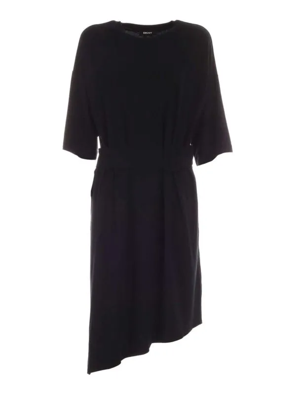 Dkny Robe Au Genou - Noir - Noir - Femme | P0GH0GK4BLK