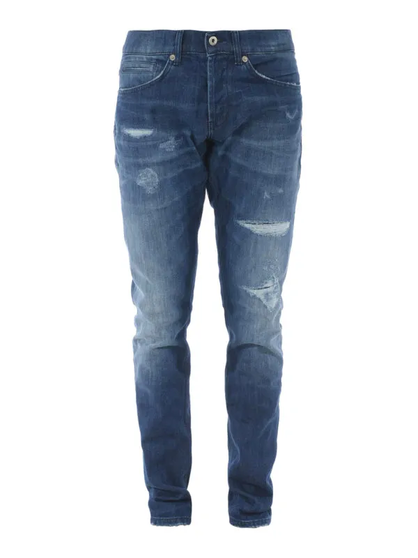 Dondup Jean Skinny - George - Délavé | UP232DS0107TU03B800