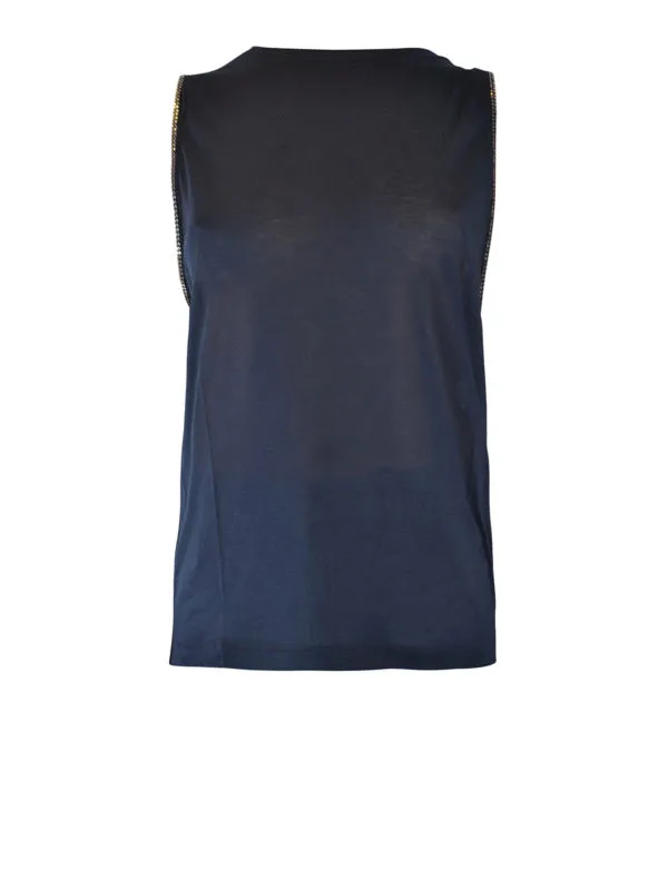 Dondup Top - Bleu Foncé - Bleu Foncé - Femme | S793JF0138DXXX897