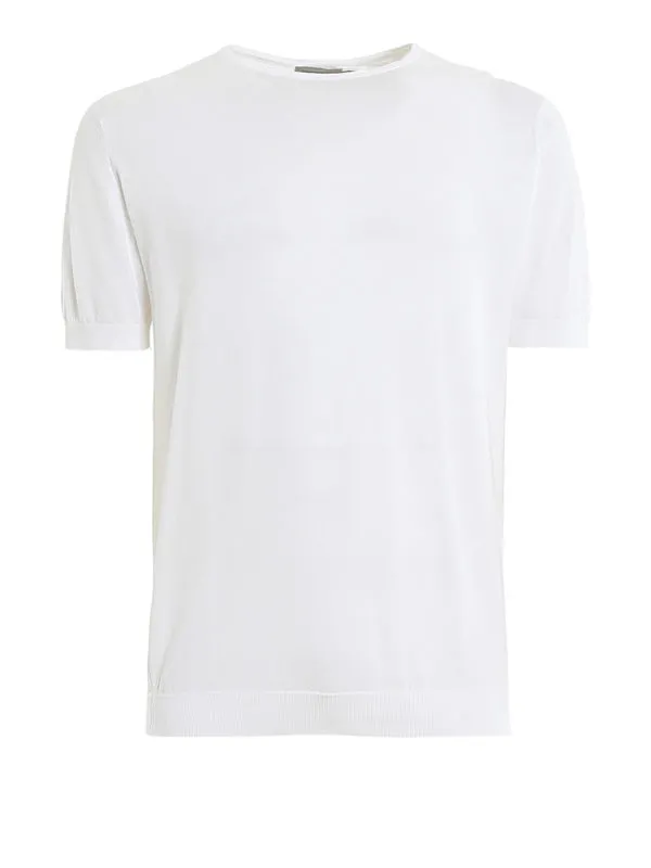 John Smedley T-Shirt - Belden - Blanc - Homme | BELDENWHITE
