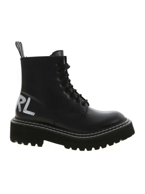 Karl Lagerfeld Bottines - Patrol Ii - Noir - Femme | KL45260000