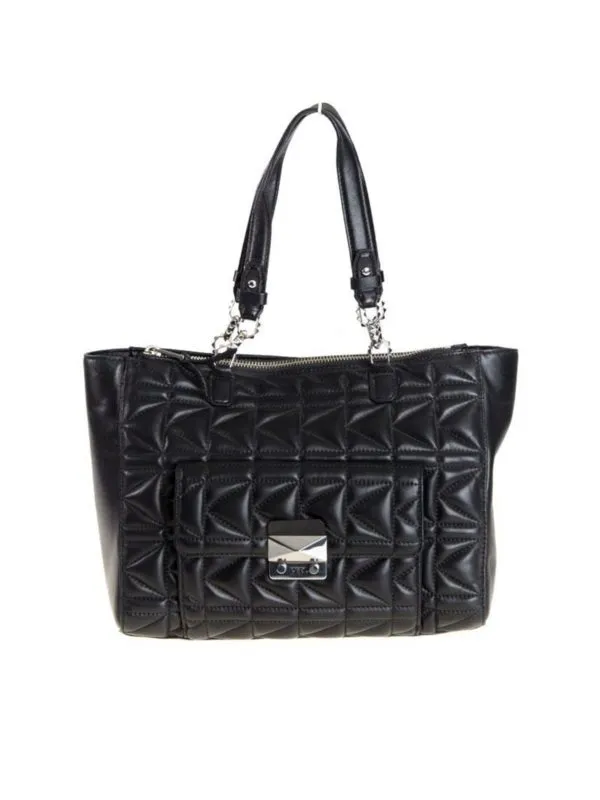 Karl Lagerfeld Sac Porté Épaule - Noir | 46KW3004BLACKNICKEL