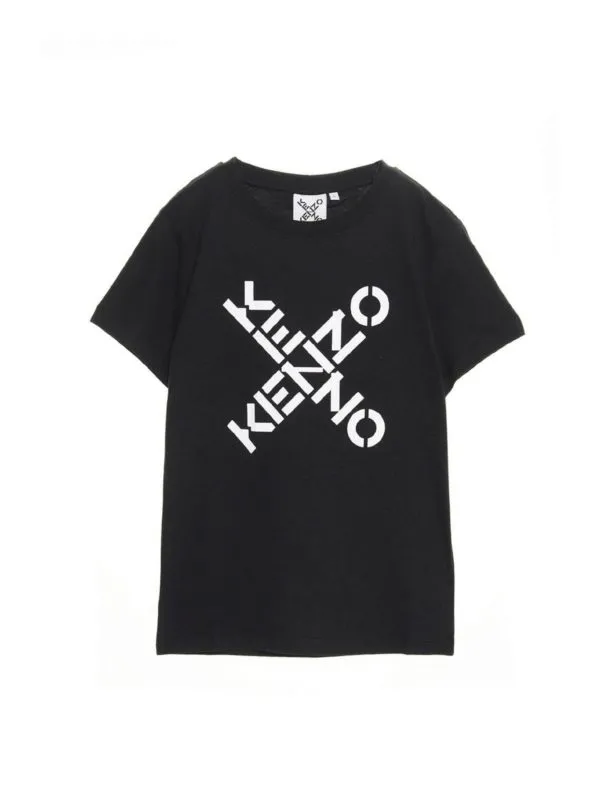 Kenzo T-Shirt - Sport Big X - Noir - Femme | FB52TS8504SJ99