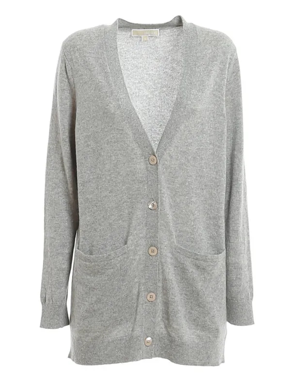 Michael Kors Cardigan - Gris - Gris - Femme | MU06PB1EPE036
