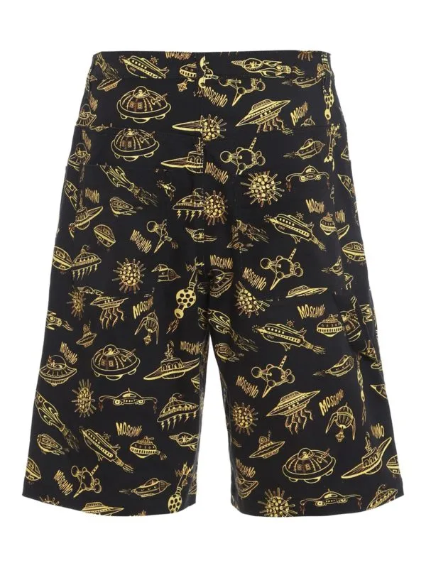 Moschino Short - Spaceship - Noir - Homme | 035220511555