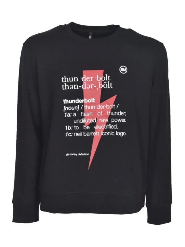 Neil Barrett Sweat-Shirts - Noir - Noir - Homme | PBJS721SQ513S1495