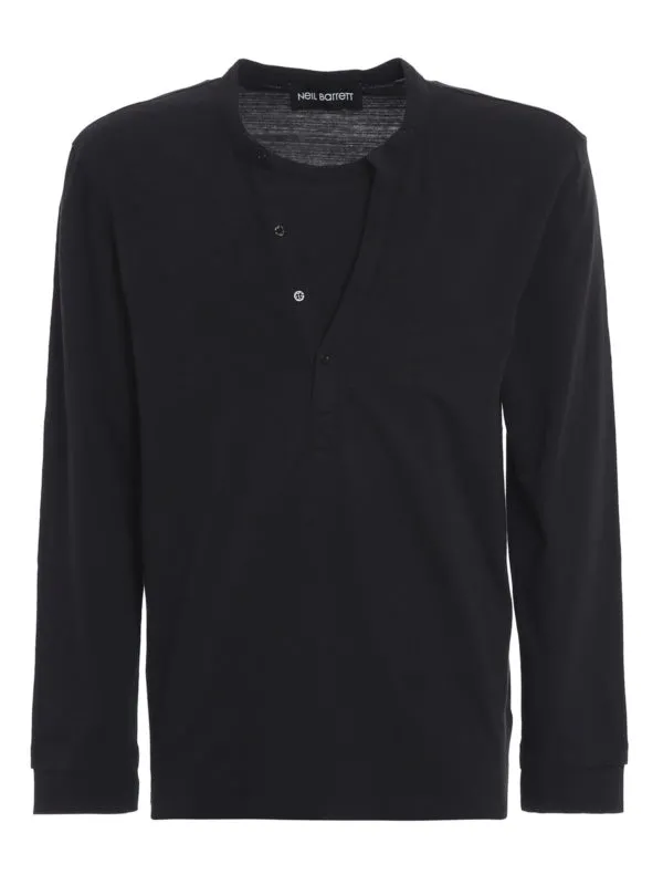 Neil Barrett T-Shirt - Noir - Noir - Homme | BJT845P507P0101