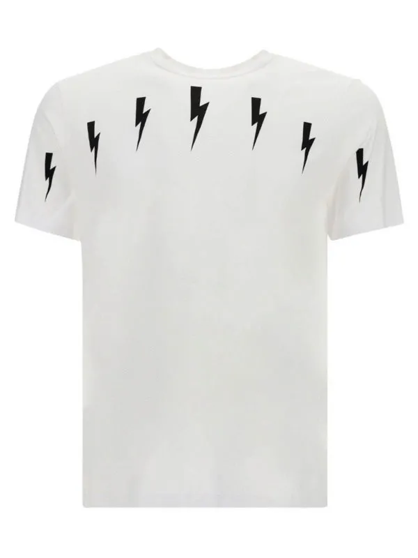 Neil Barrett T-Shirt - Blanc - Blanc - Homme | PBJT806SP520S526