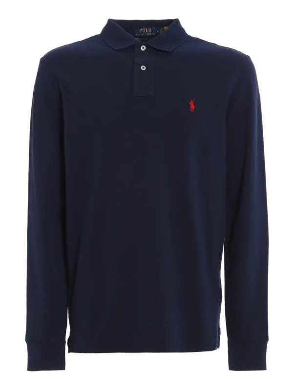Polo Ralph Lauren Polo - Custom Slim Fit - Bleu | 710680790046