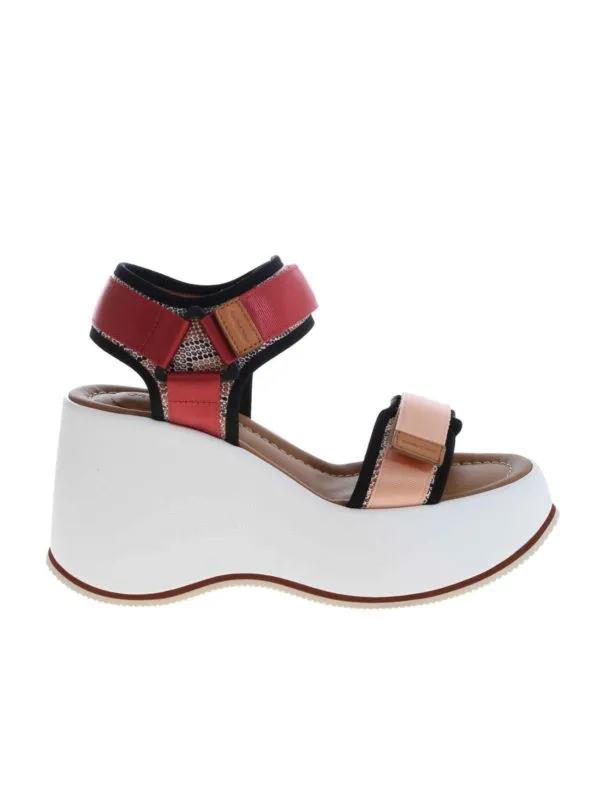 See by Chloé Sandales - Rouge - Rouge - Femme | SB34004A504