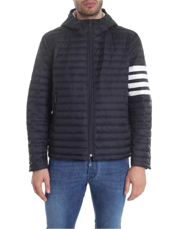 Thom Browne Manteau Rembourré - Bleu - Bleu | MJD022X05411415