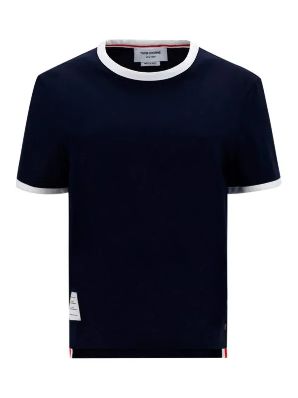 Thom Browne T-Shirt - Bleu Foncé - Bleu Foncé | FJS075A00042415