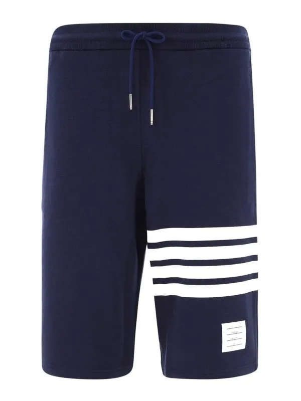 Thom Browne Short - Engineered 4-Bar - Bleu | MJQ012H00535461