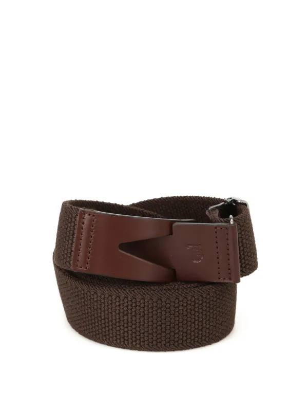 Tod's Ceinture - Greca - Marron Foncé - Homme | XCMCP770100HGRS800