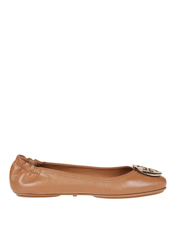 Tory Burch Ballerines - Minnie - Marron Clair - Femme | 50393232